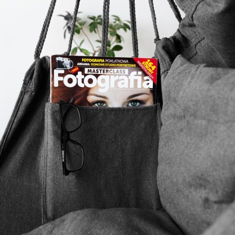 Krzesło brazylijskie wiszące KB-BAHIO grafitowe