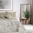 Narzuta ALHAMBRA  beżowy drukowany materiał mikrofibra 170x210 DecoKing - CHON/ALHAMBRA/BEI+WH/170x210