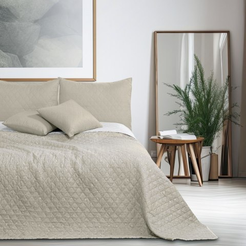 Narzuta ALHAMBRA  beżowy drukowany materiał mikrofibra 170x210 DecoKing - CHON/ALHAMBRA/BEI+WH/170x210