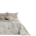 Narzuta ALHAMBRA  beżowy drukowany materiał mikrofibra 240x260 DecoKing - CHON/ALHAMBRA/BEI+WH/240x260