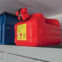 Kanister na paliwo z chowanym lejkiem i zaworem, czerwony, 5L Kamai EDA