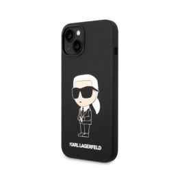 Karl Lagerfeld Silicone Ikonik MagSafe - Etui iPhone 15 / 14 / 13 (czarny)