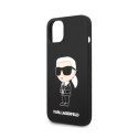 Karl Lagerfeld Silicone Ikonik MagSafe - Etui iPhone 15 / 14 / 13 (czarny)