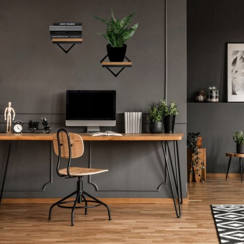 Kwietnik loftowy DORON CRAFT czarny