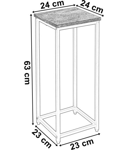Kwietnik ARBEN 60 cm BIAŁY CRAFT