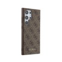 Guess 4G Metal Gold Logo - Etui Samsung Galaxy S24 Ultra (brązowy)