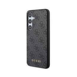 Guess 4G Metal Gold Logo - Etui Samsung Galaxy S24 (czarny)