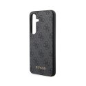 Guess 4G Metal Gold Logo - Etui Samsung Galaxy S24 (czarny)