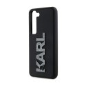 Karl Lagerfeld 3D Rubber Glitter Logo - Etui Samsung Galaxy S23 (czarny)