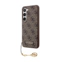 Guess 4G Charms Collection - Etui Samsung Galaxy S24 (brązowy)