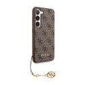 Guess 4G Charms Collection - Etui Samsung Galaxy S24 (brązowy)