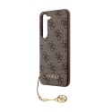 Guess 4G Charms Collection - Etui Samsung Galaxy S24 (brązowy)