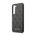 Guess 4G Metal Gold Logo - Etui Samsung Galaxy S24+ (czarny)