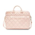 Guess Quilted 4G Computer Bag - Torba na notebooka 15" / 16" (różowy)