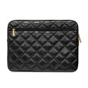 Guess Quilted 4G Sleeve - Etui na notebooka 13" / 14" (czarny)