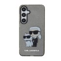 Karl Lagerfeld IML Glitter Karl & Choupette - Etui Samsung Galaxy S24 (czarny)