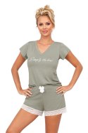 Piżama Damska Model Simply 1/2 Olive - Donna Donna