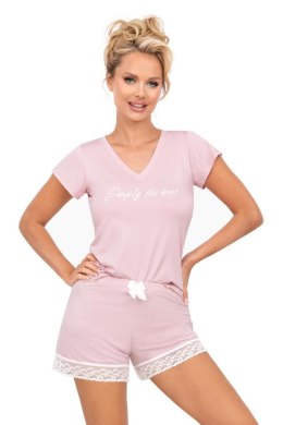 Piżama Damska Model Simply 1/2 Powder Pink - Donna