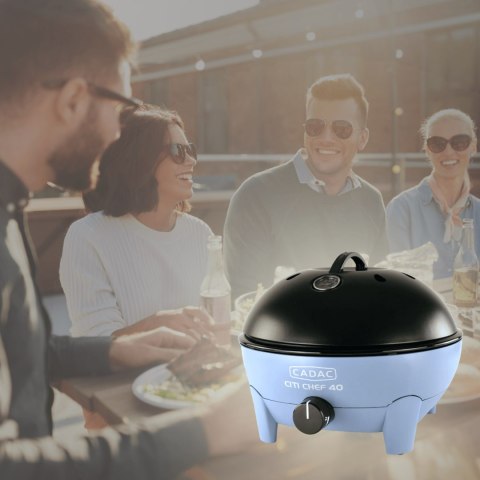 Grill gazowy stołowy CADAC City Chef 38,5cm BŁĘKITNY CADAC