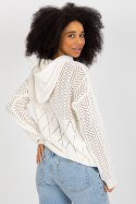 Sweter Damski Model BA-SW-2003.51P Ecru - Badu Badu