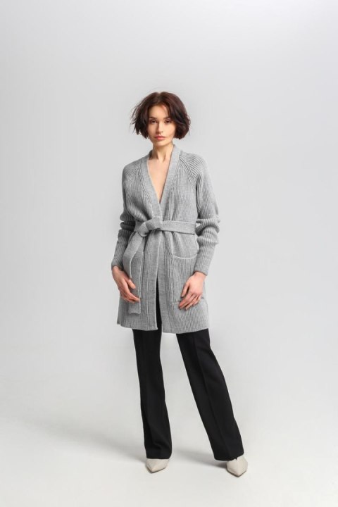 Sweter Kardigan Model SWE334 Grey - MKM MKM