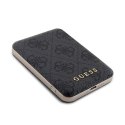 Guess Bundle Pack MagSafe 4G Metal Gold Logo - Zestaw etui + Power Bank 5000mAh MagSafe iPhone 11 (czarny)