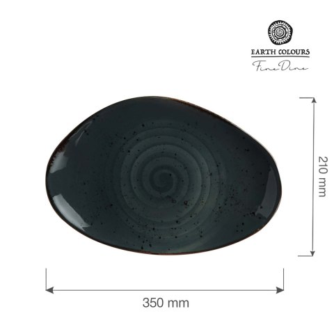 Talerz o organicznym kształcie Arando 350x210 mm