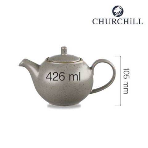 Dzbanek na herbatę Stonecast Peppercorn Grey 426 ml