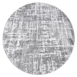Dywan okrągły TREX LINES  szary r100 Hakano - RUG/LU/TREX/LINES/GREY+WHITE/R100