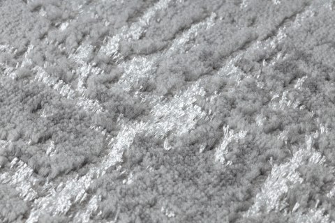Dywan okrągły TREX LINES  szary r100 Hakano - RUG/LU/TREX/LINES/GREY+WHITE/R100