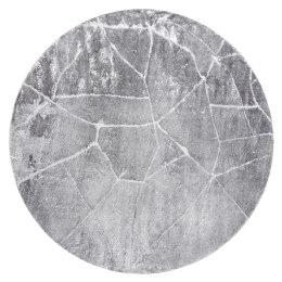 Dywan okrągły TREX MARBLE 2  szary r120 Hakano - RUG/LU/TREX/MARBLE2/GREY/R120