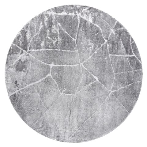Dywan okrągły TREX MARBLE  szary r160 Hakano - RUG/LU/TREX/MARBLE/GREY/R160