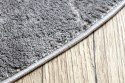 Dywan okrągły TREX MARBLE  szary r160 Hakano - RUG/LU/TREX/MARBLE/GREY/R160