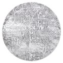 Dywan okrągły TREX FINGER kolor szary r160 Hakano - RUG/LU/TREX/FINGER/GREY/R160
