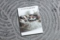 Dywan okrągły TREX FINGER kolor szary r160 Hakano - RUG/LU/TREX/FINGER/GREY/R160