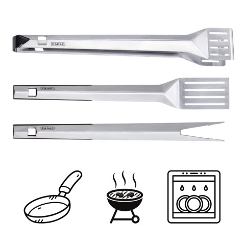 Narzędzia do grillowania ze stali nierdzewnej CADAC CADAC