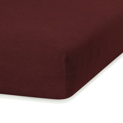 Prześcieradło RUBY kolor brązowy styl klasyczny frotte 160-180x200x30
