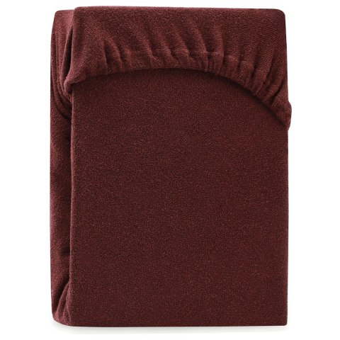 Prześcieradło RUBY kolor brązowy styl klasyczny frotte 160-180x200x30