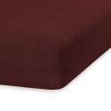 Prześcieradło RUBY kolor brązowy styl klasyczny frotte 160-180x200x30