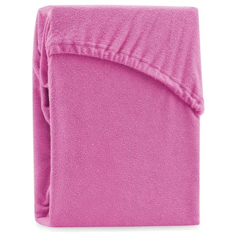 Prześcieradło RUBY styl klasyczny frotte kolor różowy 200-220x200x30