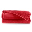 Koc MIC kolor czerwony gładki styl klasyczny 160x210 - BLA/MIC/RED/160X210