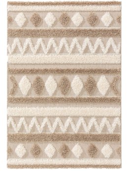 Dywan CARLO 6  kremowy styl boho 160x230 Benuta - RUG/BENUT/CARLO/6/CREAM+TAUPE/160x230