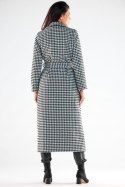 Płaszcz Damski Model A547 Houndstooth - awama Awama