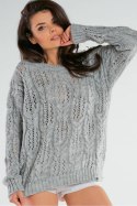 Sweter Damski Model A444 Grey - awama Awama