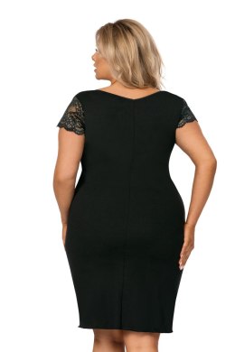 Koszulka nocna Koszula Nocna Model Tess plus Black - Donna Donna