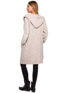 Sweter Kardigan Model MOE474 Beige - Moe Moe