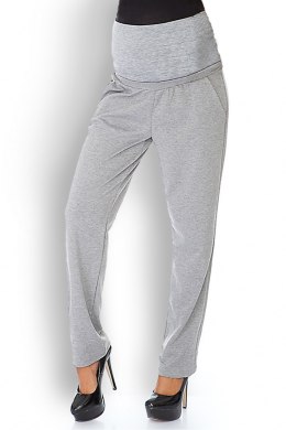 Spodnie Ciążowe Model 1276 Grey - PeeKaBoo PeeKaBoo