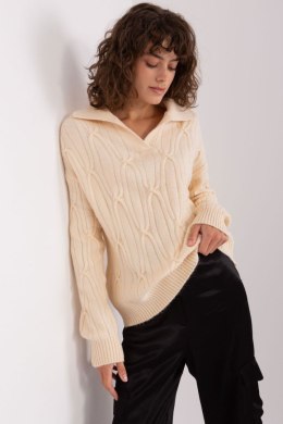 Sweter Damski Model AT-SW-2349-2.27 Light Beige - AT AT