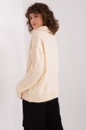 Sweter Damski Model AT-SW-2349-2.27 Light Beige - AT AT