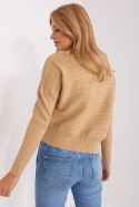 Sweter Damski Model AT-SW-2368.36X Camel - AT AT